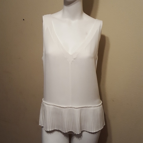 Rebecca Taylor Pleat Hem Tank - Picture 2 of 8